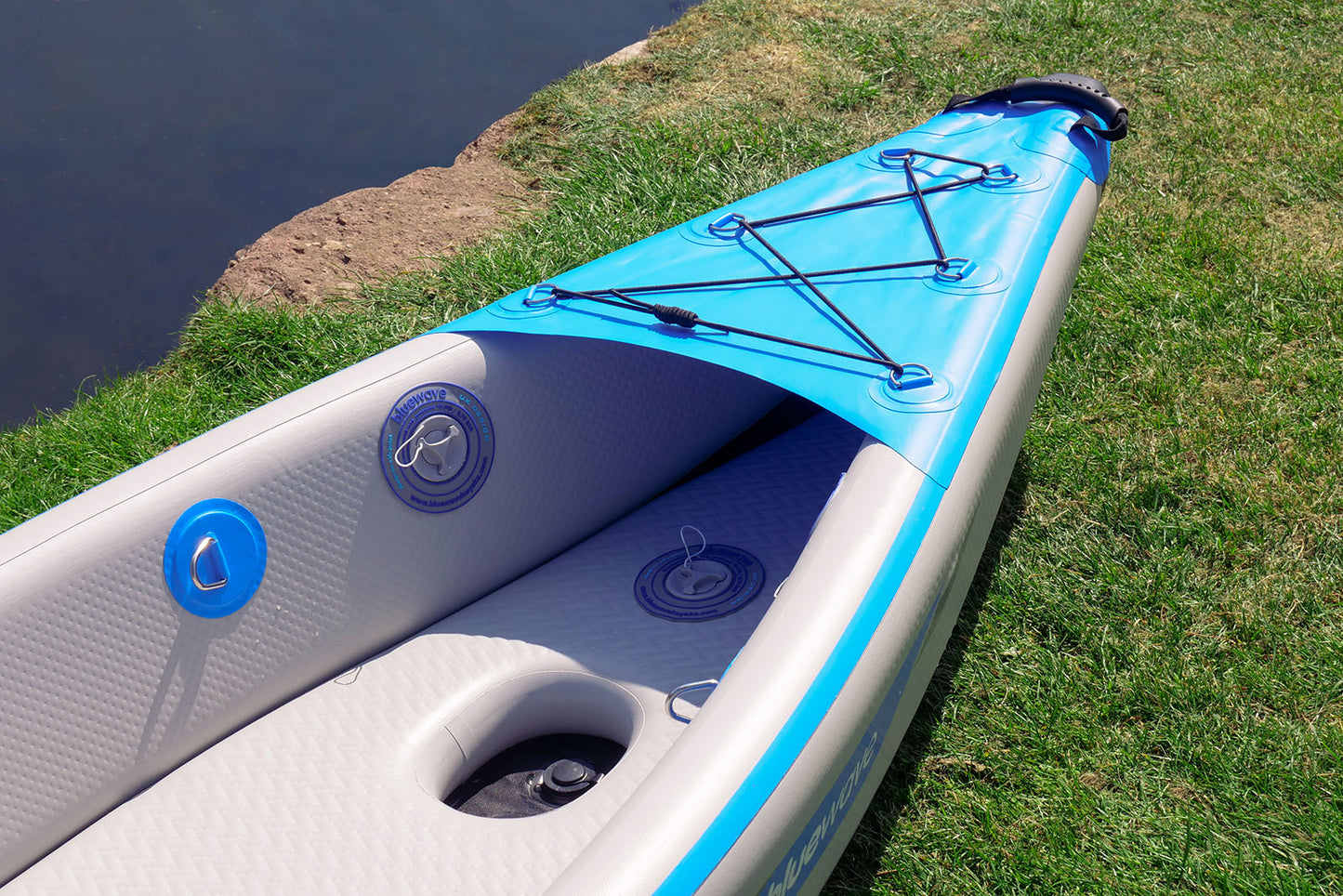 Bluewave - Glider Full Drop-Stitch Inflatable Kayak Package - KAYAK-BW-01/02-PK-iKAYAK