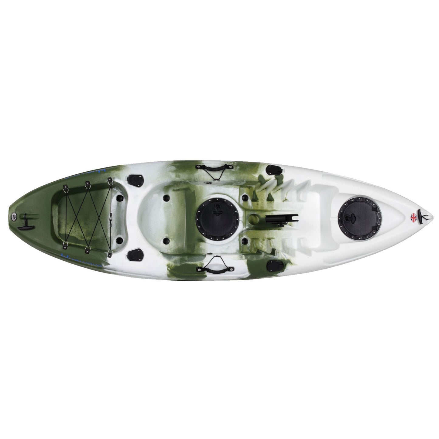 Bluewave Crest Sit On Top Fishing Kayak Package KAYAK-GK20-PK WHITE CAMO