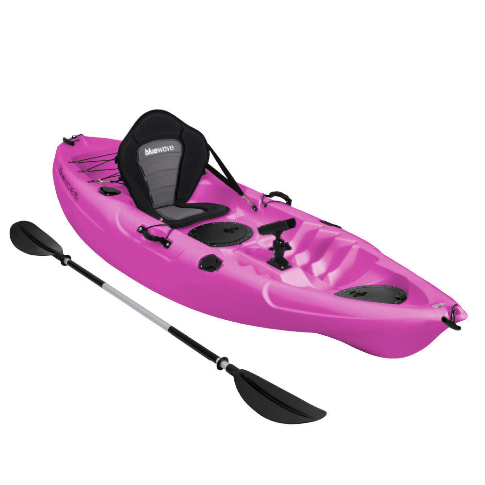 Bluewave Crest Sit On Top Fishing Kayak Package KAYAK-GK20-PK PINK