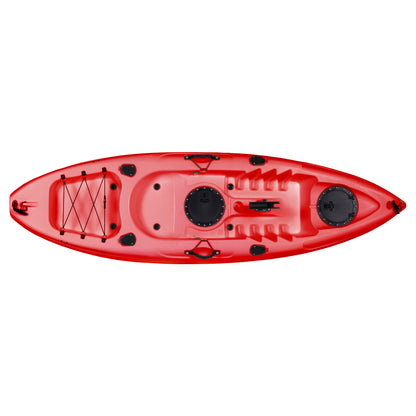 Bluewave Crest Sit On Top Fishing Kayak Package KAYAK-GK20-PK RED