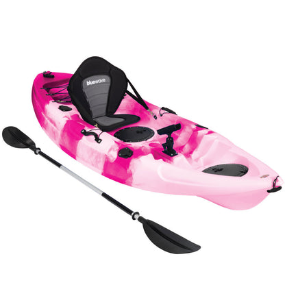 Bluewave Crest Sit On Top Fishing Kayak Package KAYAK-GK20-PK PINK