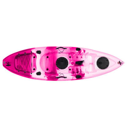 Bluewave Crest Sit On Top Fishing Kayak Package KAYAK-GK20-PK WHITE PINK