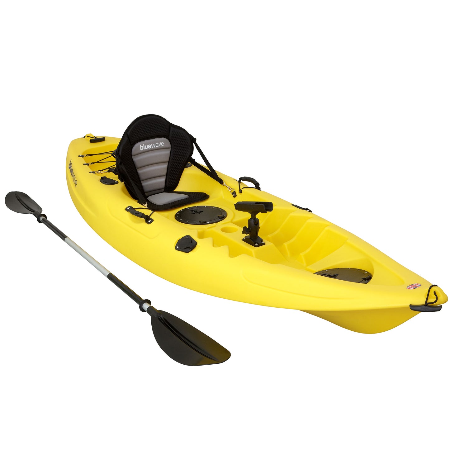 Bluewave Crest Sit On Top Fishing Kayak Package KAYAK-GK20-PKYELLOW