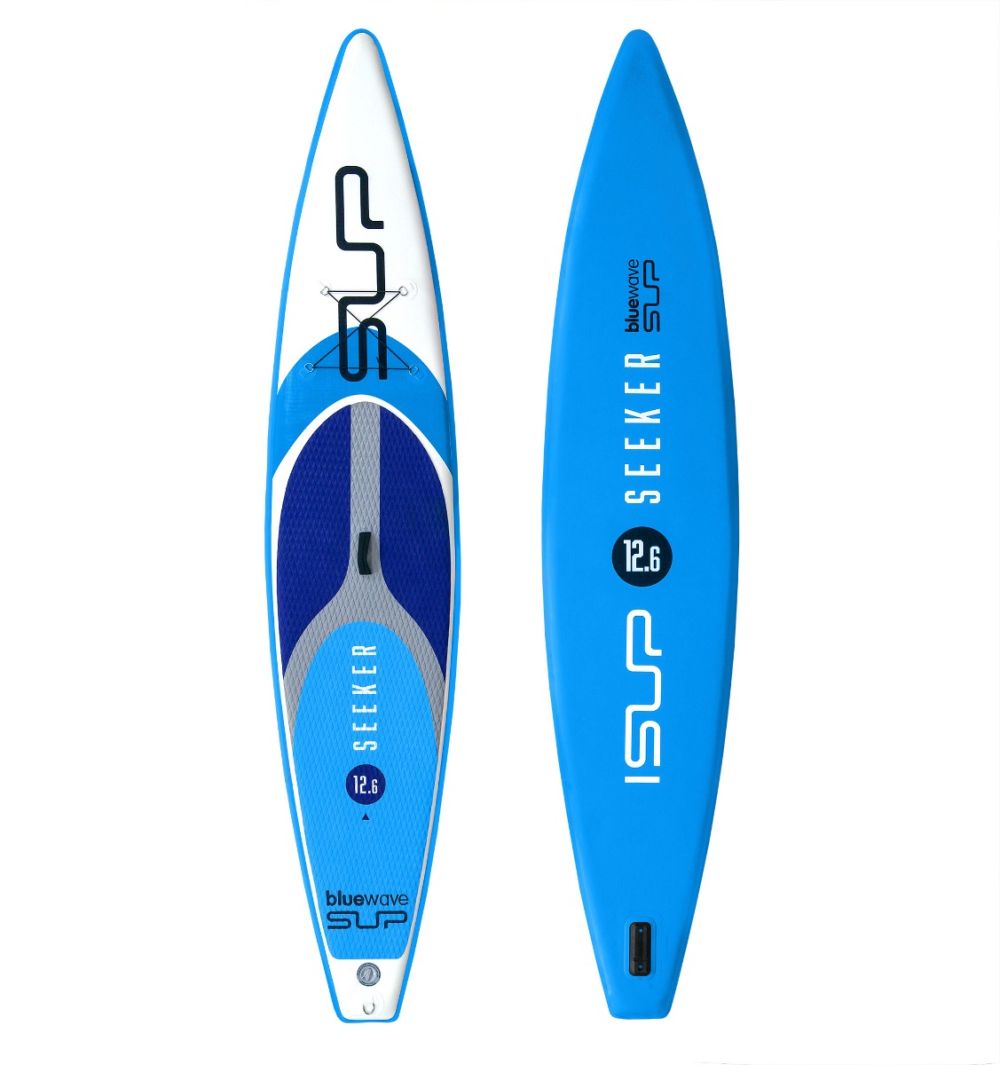 Bluewave Seeker 12" 6' Inflatable iSUP | Blue SUP-BW-SEEKER-12.6-PK-iSUP-BLU